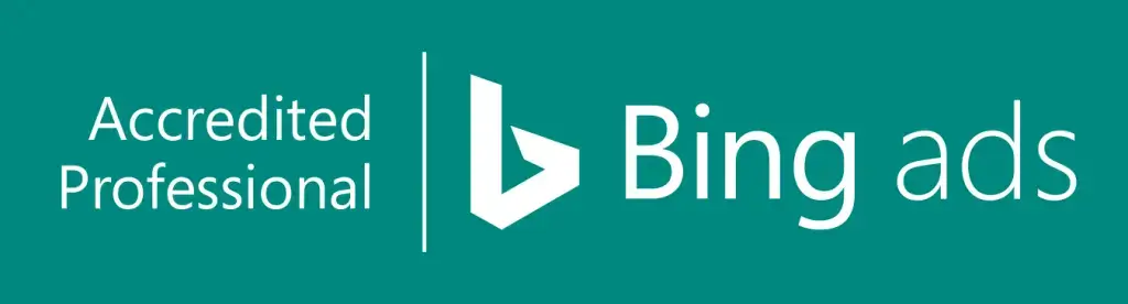 We are Bing ads Accredited Professionals